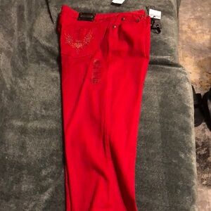 Red jeans,Us size 18 Aus size 20,UK 24